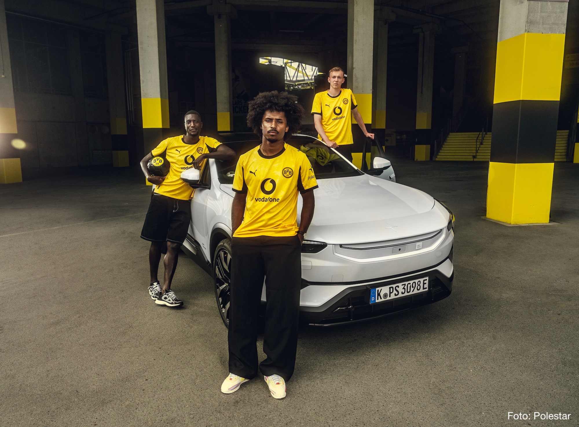 BVB-Spieler Serhou Guirassy, Karim Adeyemi und Maximilian Beier (von links nach rechts).